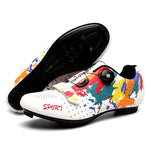 2023 MTB Cycling Shoes Men Mountain Footwear Racing Road Bicycle Flat Clit Sneaker Cleat Women Dirt Speed Route Bike Biking Spd