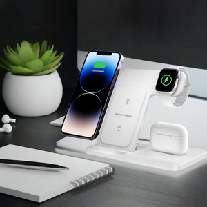 3-in-1 Wireless Charger Stand – 20W Fast Charging